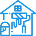 Exterior Painting blue